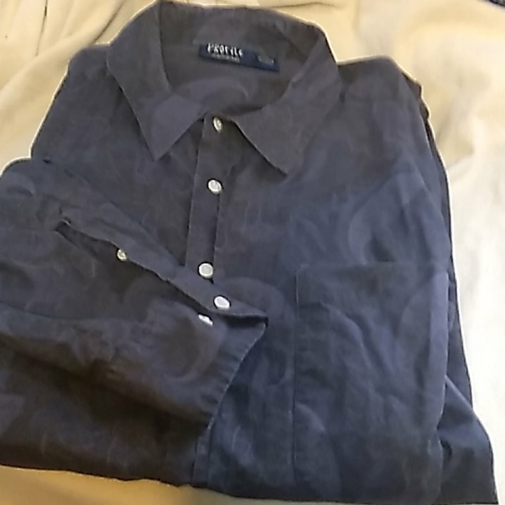 Men's 4xlt Profile long sleeve button down shirt